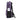 Side view of the Traveler Smell Proof Backpack, a dark purple bag with a zippered pocket and black straps.