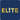 A bold, graphic presentation of the ELITE Yearly Membership logo in white against a dark blue background.