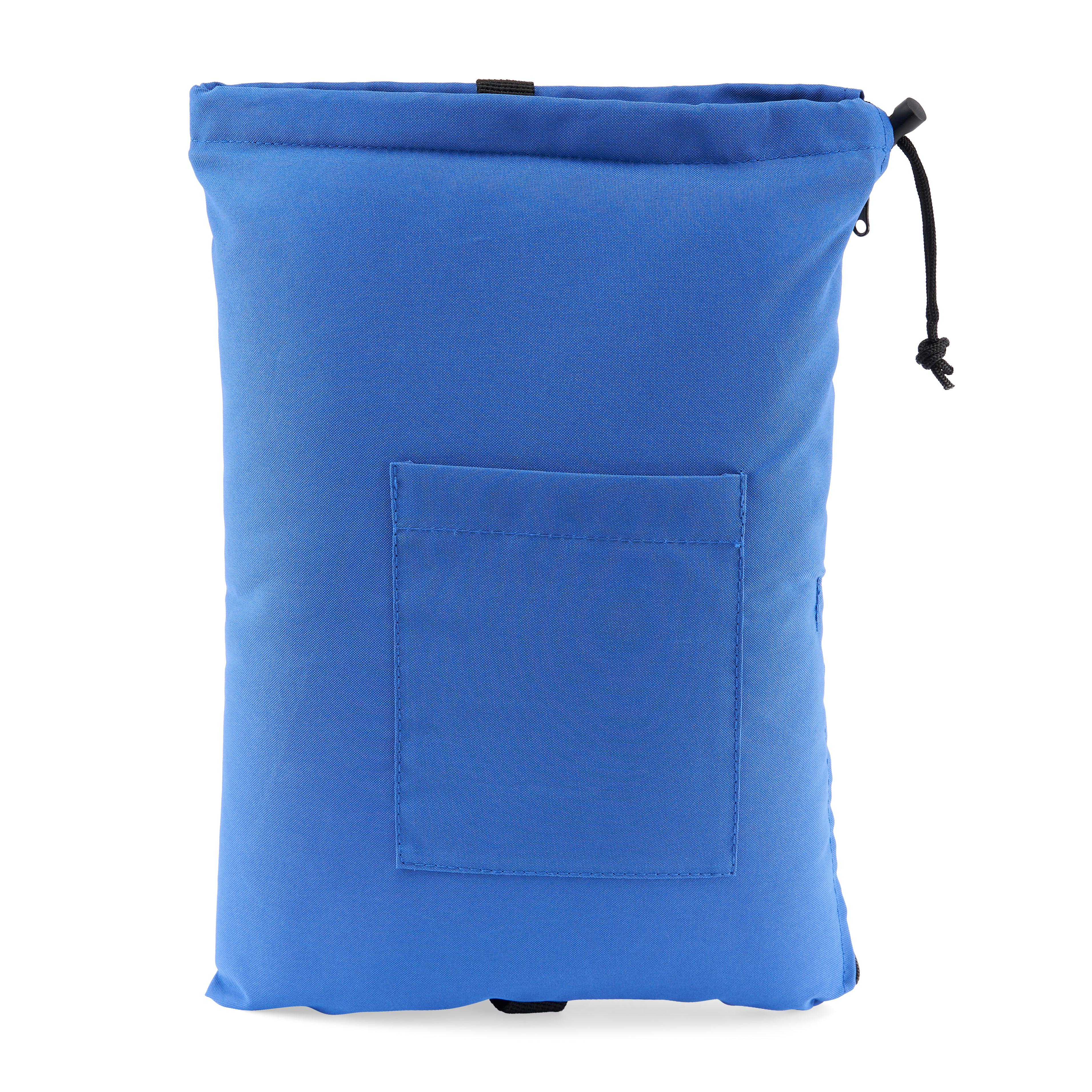 16" Wide Storage Pouch with Zipper and Drawstring