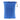 Front view of the 16" Wide Storage Pouch with Zipper and Drawstring, a blue fabric pouch with a drawstring closure.