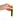 Hand holding the lime-green Ooze ConNectar by Stache - 510 Thread Dab Straw Vape Pen Attachment clipped onto a black 510 battery against a white background