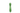 A side view of the Cucumber Man Glass Hand Pipe, showing the curved green glass design against a plain white background.