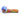 Front view of the Silicone Hand Pipe, a colorful, compact pipe lying on a white surface.