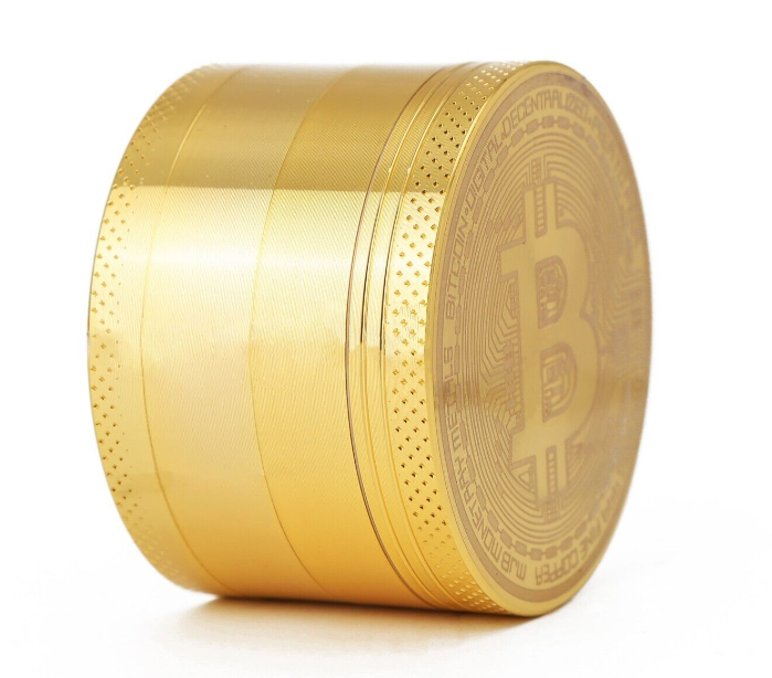 Cloud 8 Zinc Bitcoin 4-Piece Grinder
