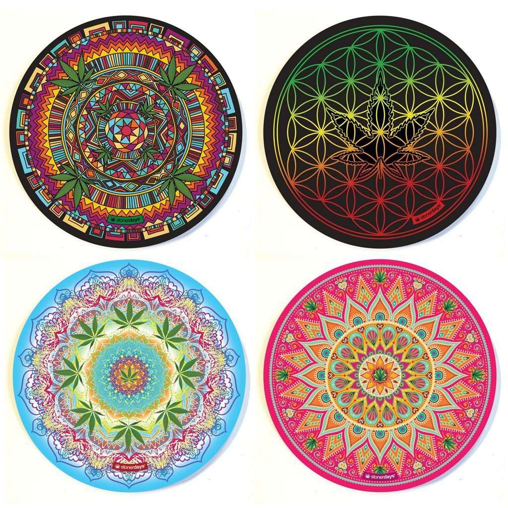 Mandala 4 Pack Dab Mat Combo