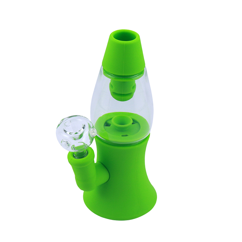 Lava Lamp Silicone & Glass Mini Bong