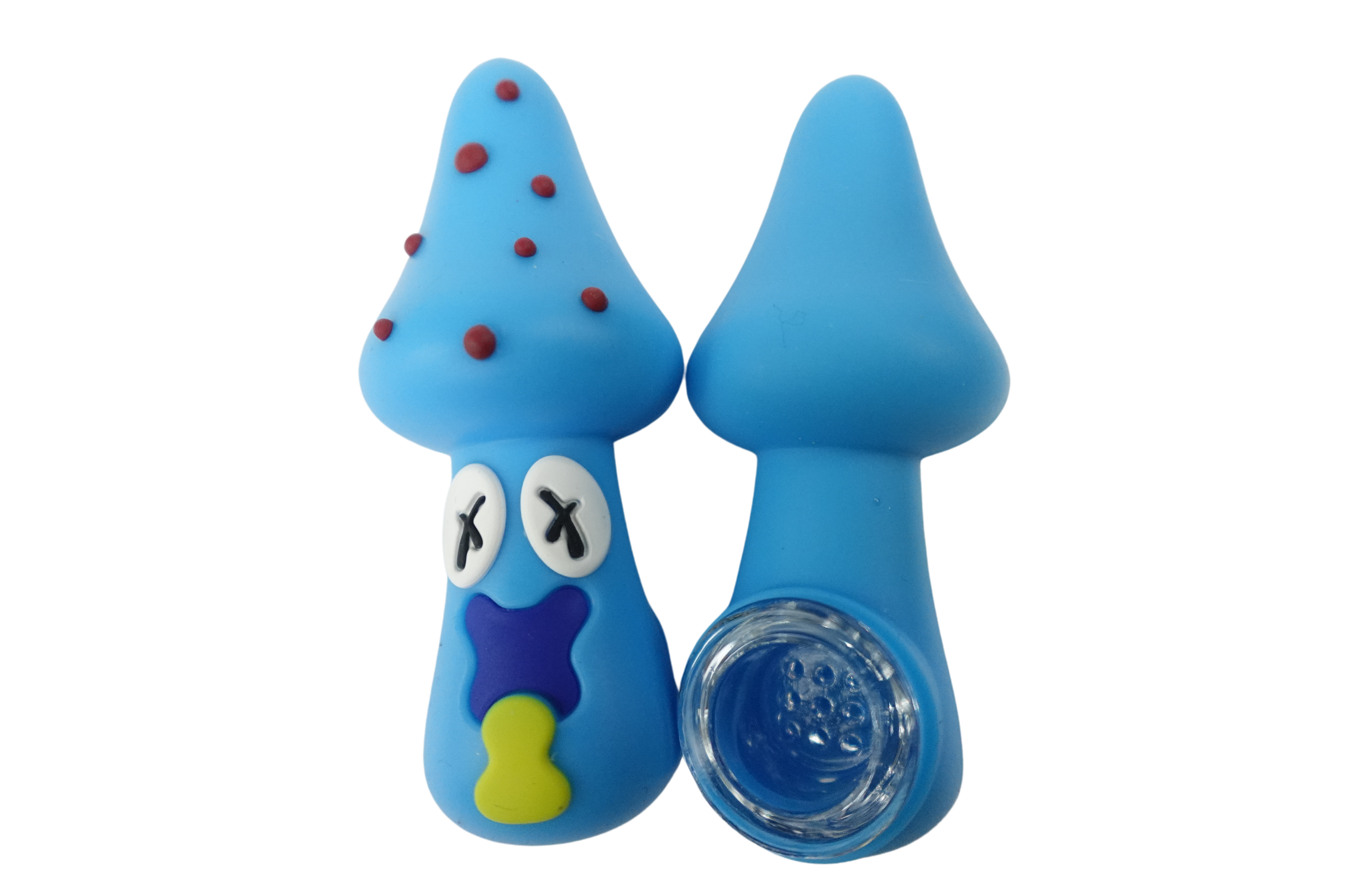 Silicone Intoxicated Mushroom Hand Pipe