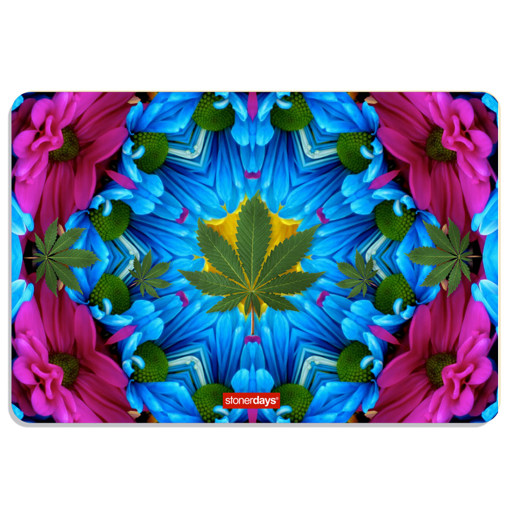 Blue & Purp Kaleidoscope Dab Mat