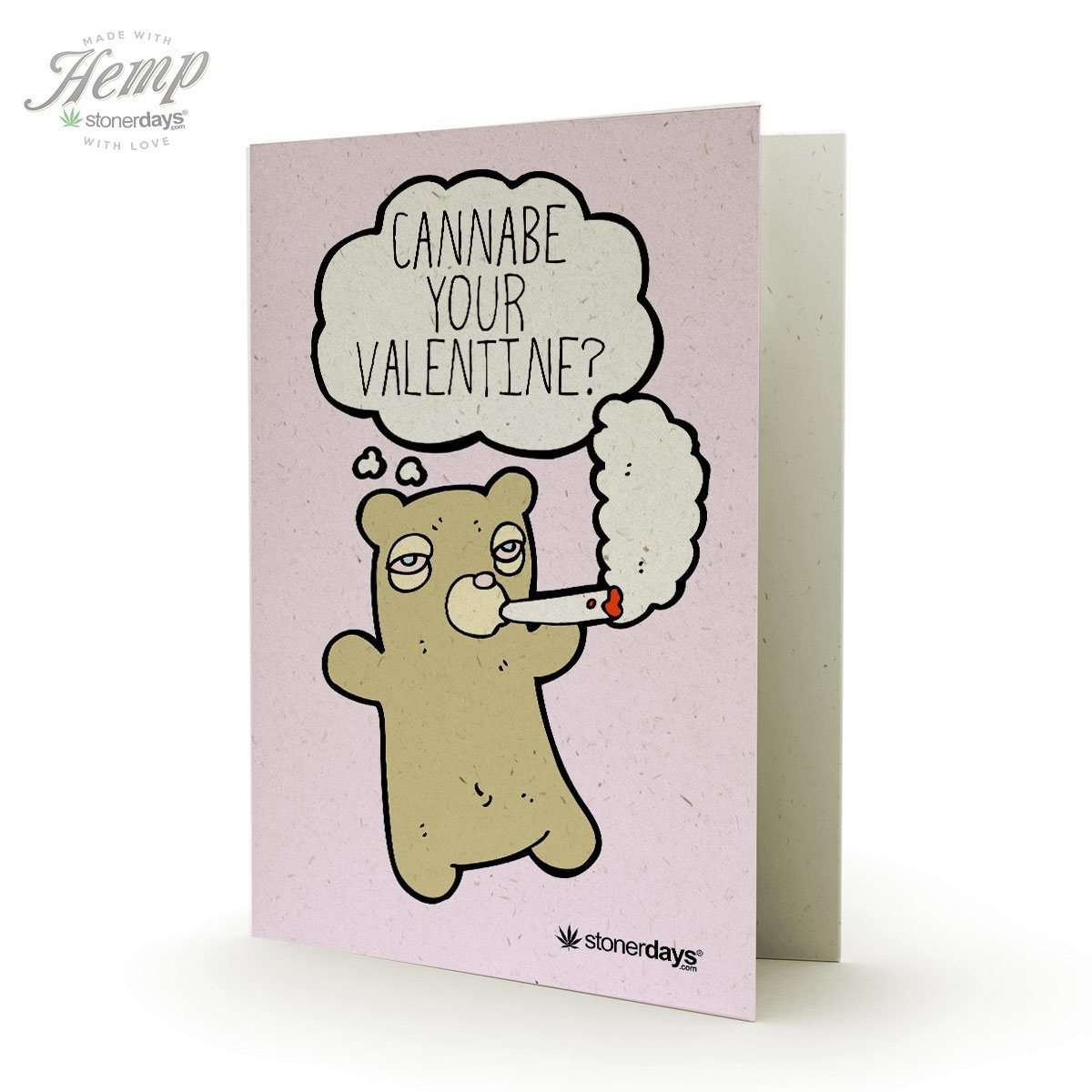 StonerDays Cannabe Your Valentine Hemp Valentine's Day Card