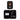 Front view of The Dab Kit - Smell Proof Kit, a black zippered pouch with a white logo, laying flat against a white background.