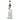 Front view of the Freeze Pipe Mini Perc Bong, a clear glass water pipe with a simple cylindrical shape and visible percolation details.