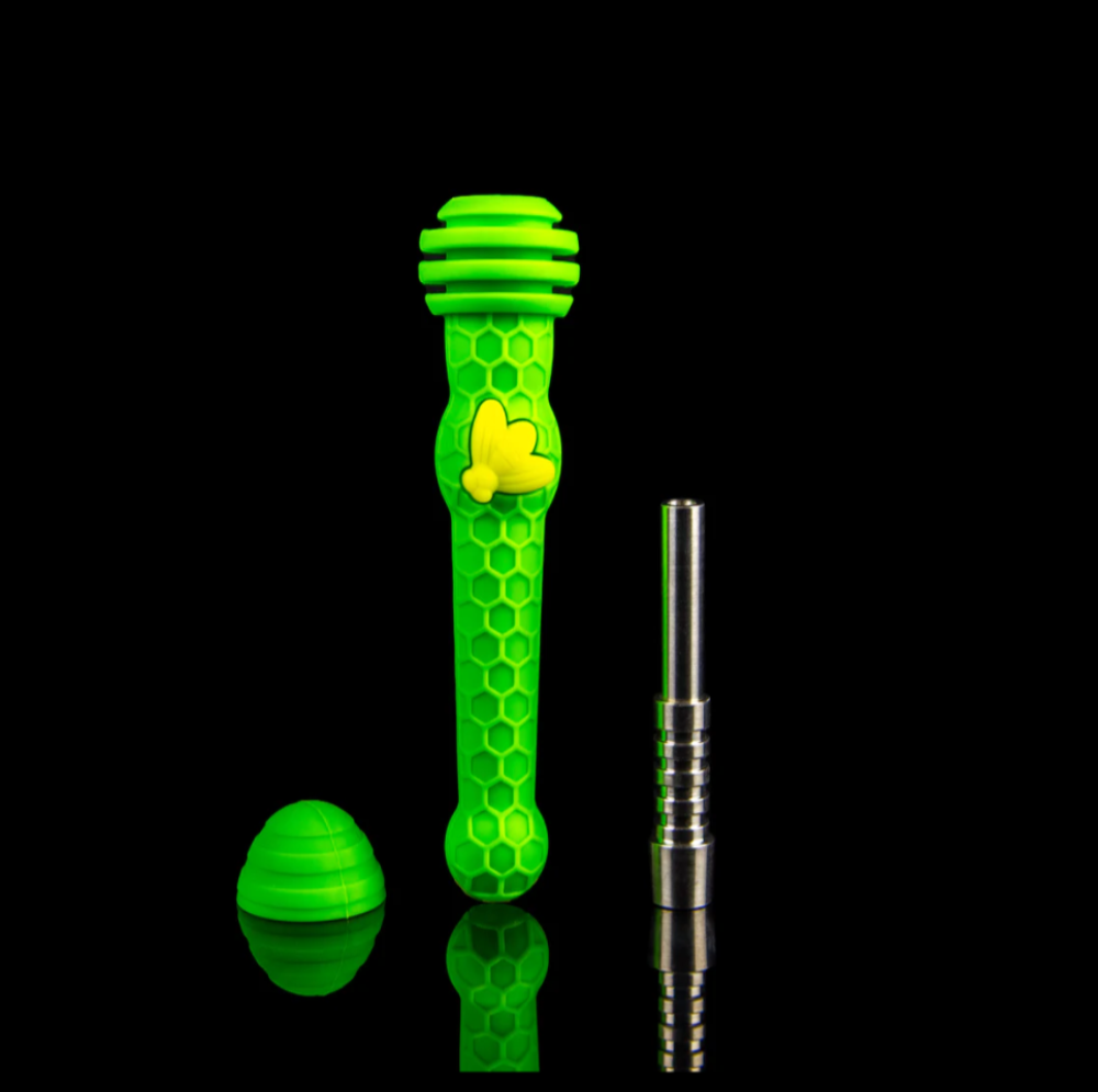 Silicone Honey Bee Dab Straw