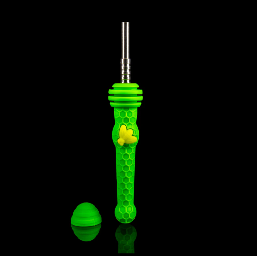 Silicone Honey Bee Dab Straw