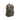 Front view of The Explorer - Smell Proof Backpack, a dark green canvas bag with a zipped pocket and adjustable straps.