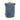Front view of The Drifter - Smell Proof Rolltop Backpack, a dark blue canvas bag with a rolled top and adjustable straps.