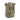 Front view of The Drifter - Smell Proof Rolltop Backpack, a dark green canvas bag with a rolled top and multiple exterior pockets.