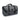 Front view of The Continental - Smell Proof Large Duffle, a dark grey bag with black straps shown against a plain white background.