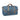 The Continental - Smell Proof Large Duffle is shown in a front-facing view, a dark blue bag with tan carrying straps.