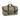 A three-quarter view of The Continental - Smell Proof Large Duffle, a dark green duffel bag with black straps, against a plain white background.