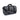 The Weekender - Smell Proof Medium Duffle is shown in a side view, featuring a dark gray exterior and black straps.