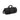 Angled front view of the charcoal canvas Revelry Supply The Overnighter - Smell Proof Small Duffle with black straps, shoulder strap and leather handle grip.