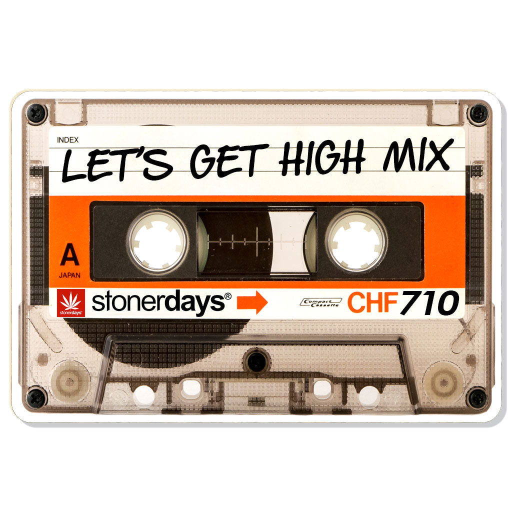 Let's Get High Mix Tape Dab Mat