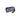 Front view of The Gordito - Smell Proof Padded Pouch, a purple and black zippered bag with a carrying strap.