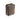 Front view of The Pipe Kit - Smell Proof Kit, a zipped, dark gray canvas pouch with a small loop on top.
