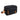 Front view of The Stowaway - Smell Proof Toiletry Kit, a dark-colored bag with a brown carrying handle against a white background.