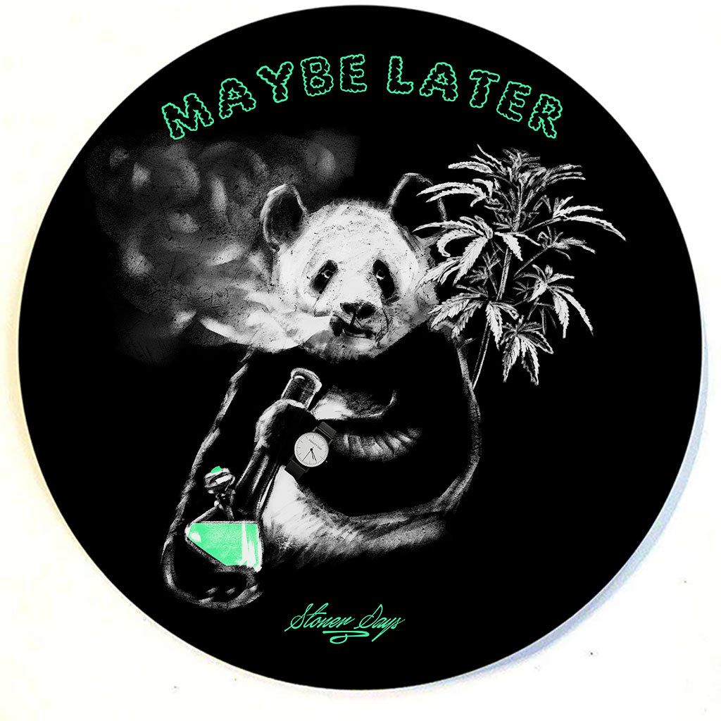 Maybe Later Panda Dab Mat