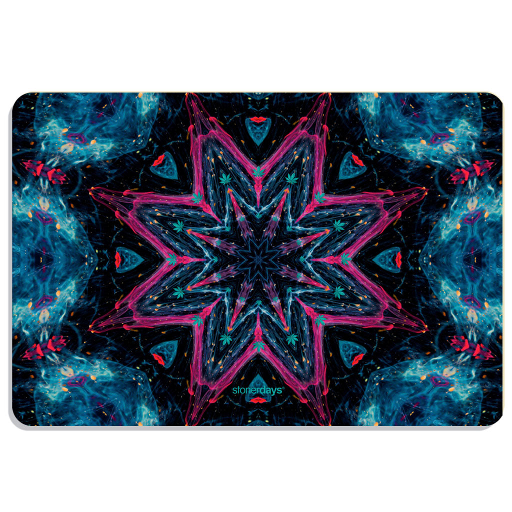 Neon Star Dab Mat