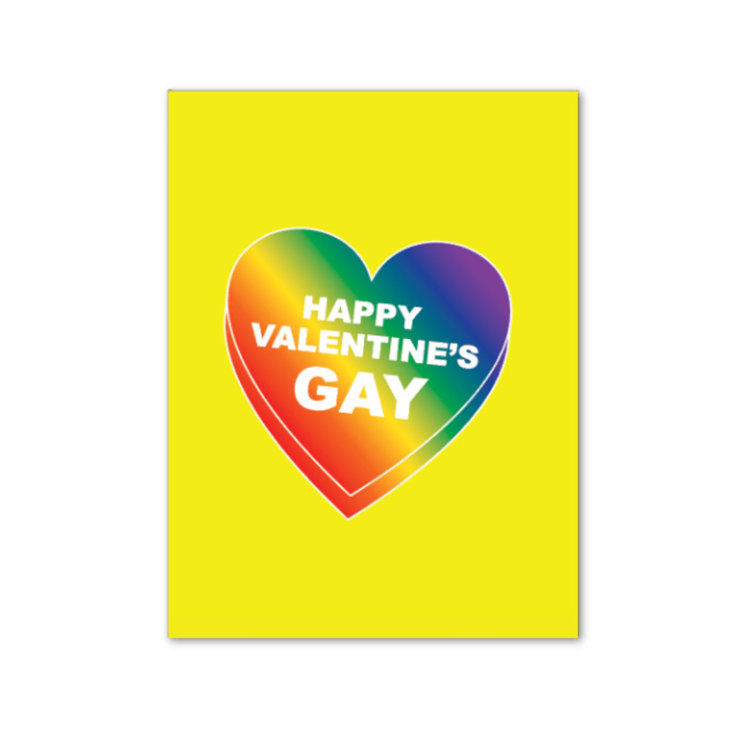 Happy Valentine's Gay Naughty Greeting Card