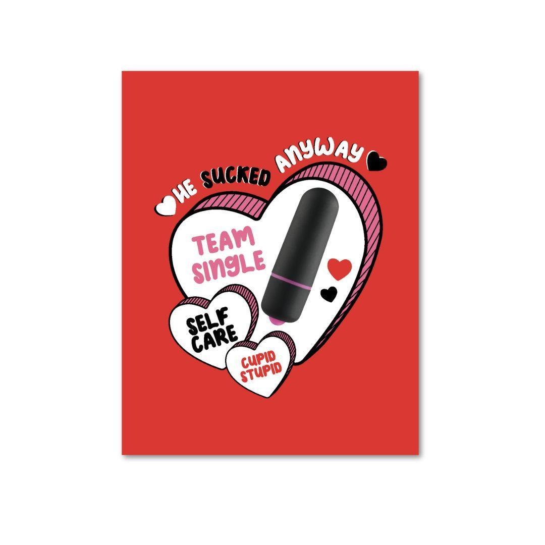 He Sucked Anyway Vibrator Greeting Card