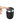 A hand touches the black Car Cupholder Ashtray, presented in a close-up, angled view against a plain white background.