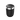A top-down view of the Car Cupholder Ashtray, a black cylindrical container with a closed lid.