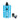 Front view of the Electro Barrel E-Rig, a blue, cylindrical device with a dark mouthpiece and a charging port on the side.