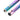 Close-up, angled view of the Wink Vape Battery Flashlight, showcasing its iridescent finish and sleek cylindrical shape.