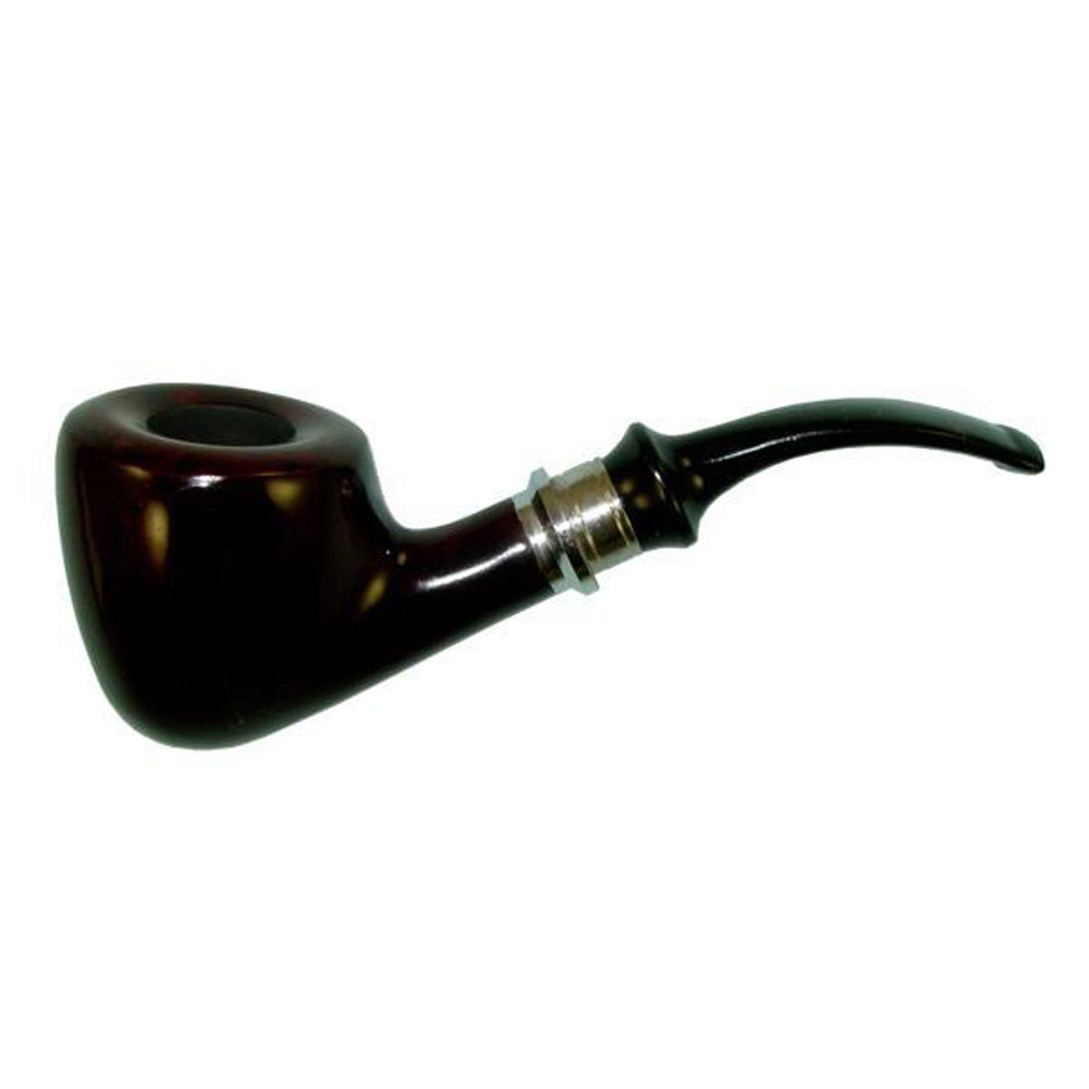 Half Bent Dublin Cherry Wood Shire Pipe