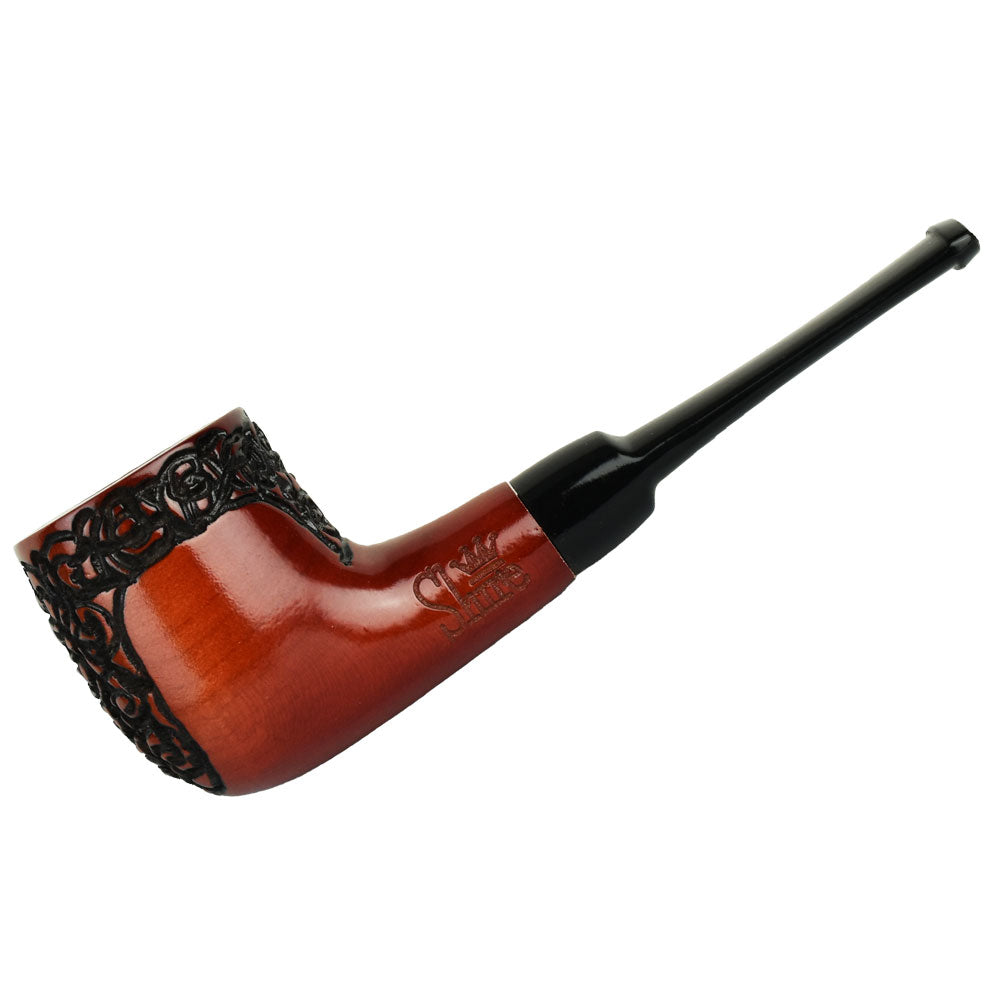 The English Engraved Billiard Shire Pipe