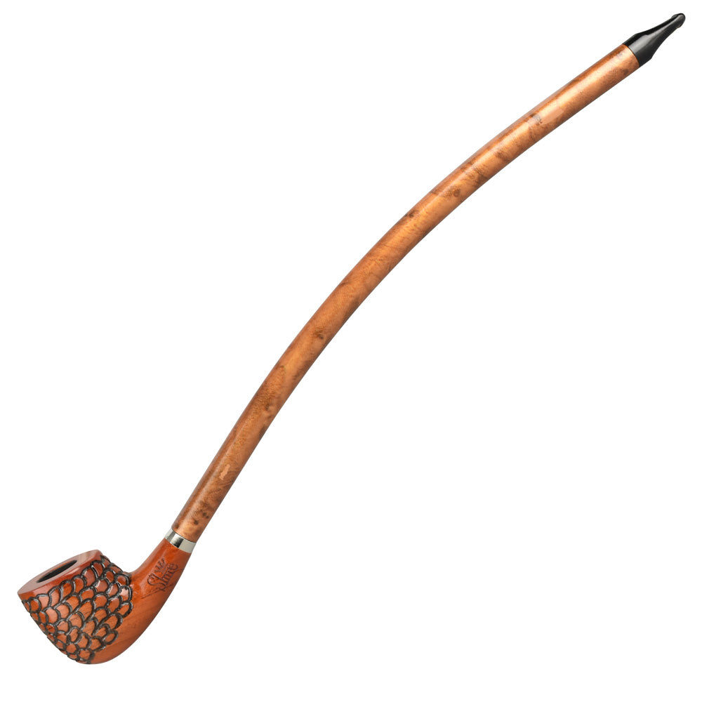 The Archivist Engraved Billiard Churchwarden Shire Pipe