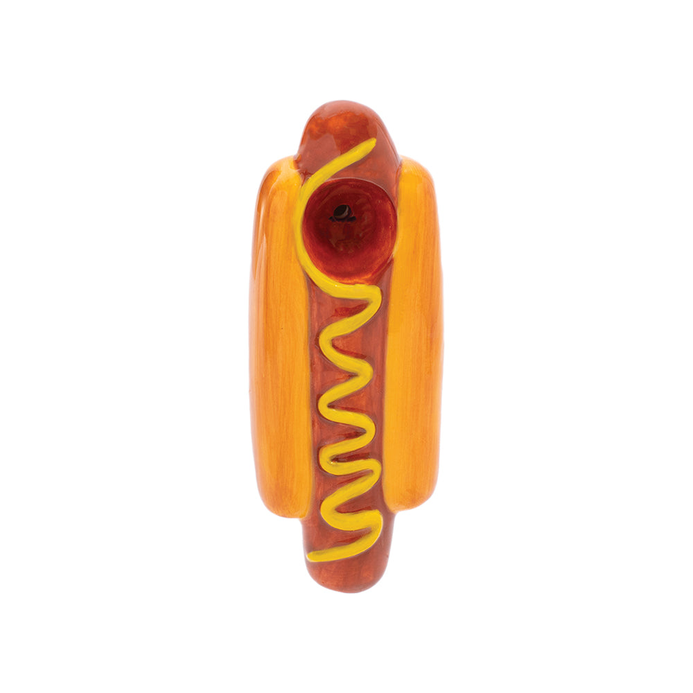 Hot Dog Ceramic Hand Pipe