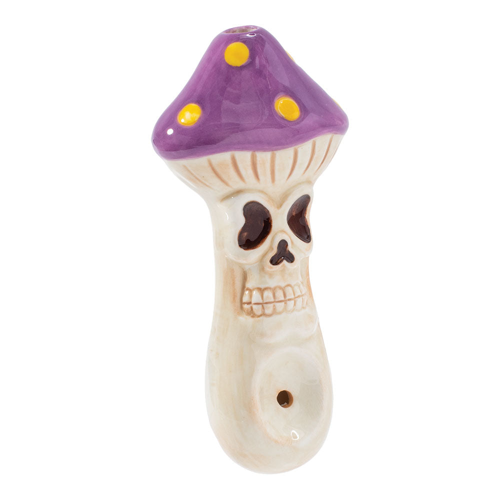 Skull Mushroom Ceramic Pipe