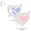 Heart Sparkles Glass Mini Rig