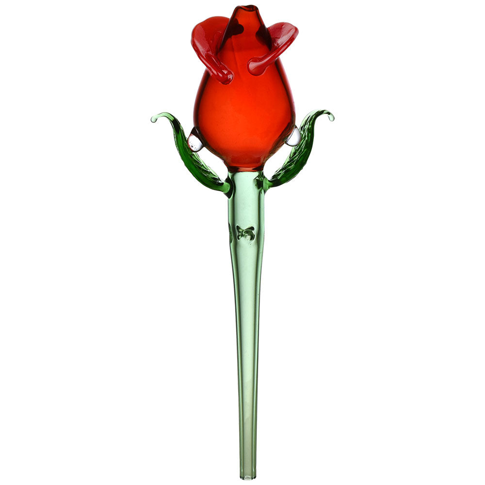 Valentine Rose Glass Dab Straw