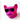 Front view of the French Bulldog Grinder, a pink ceramic grinder shaped like a dog’s head, with a smooth, modern design.