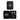 Front view of the Smell Proof Kit by The Pipe Kit, a closed, black, zippered carrying case with a subtle logo.