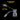 A close-up shot of the Honey Kettle Quartz Banger with a yellow line, displayed at a 45° angle on a black background.