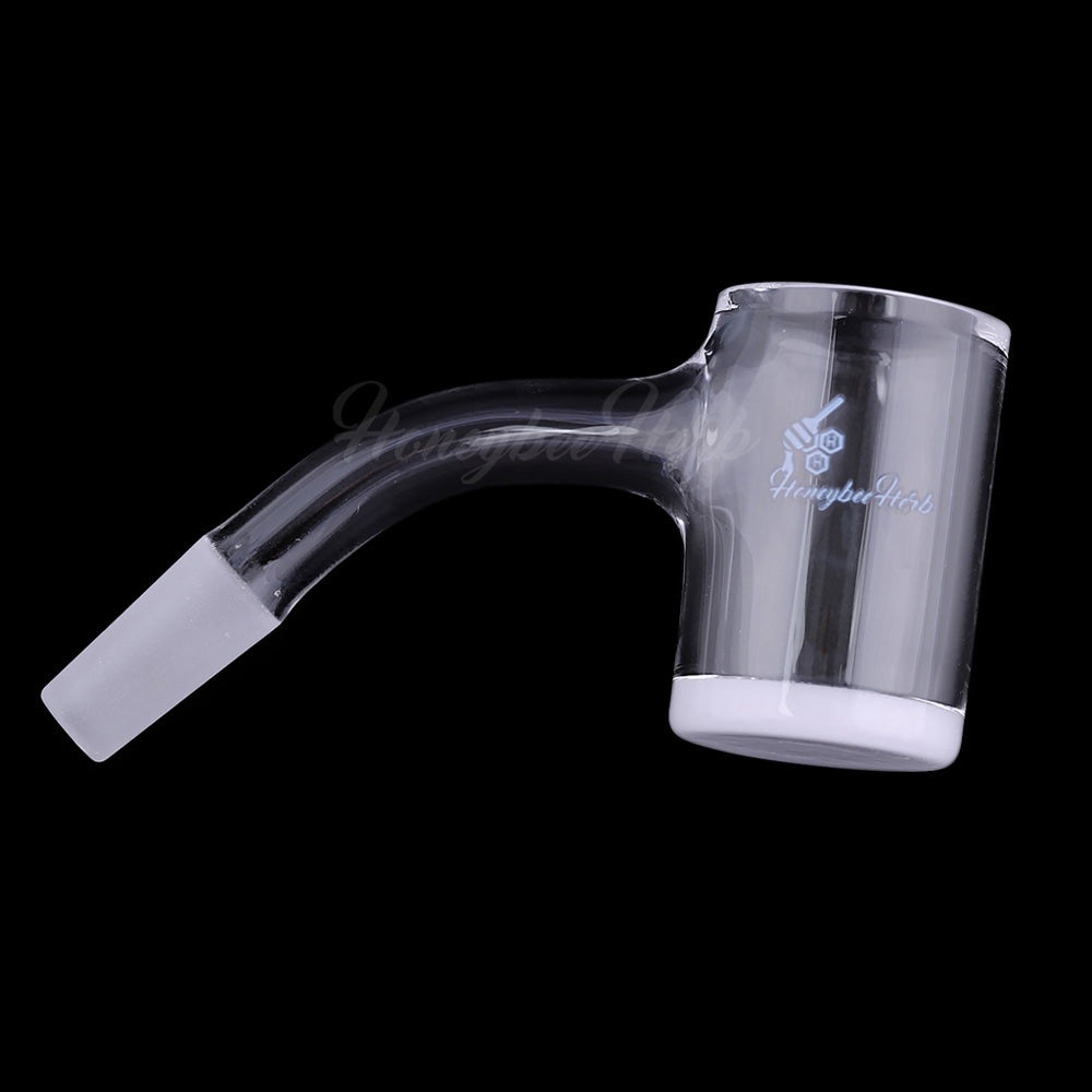 Honey & Milk Bevel Quartz Banger 45° Black Line