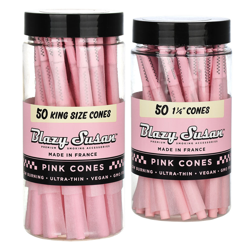 Pink Pre-Rolled Cones - Jar of 50