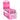 Close-up of Ultra Thin Pink Cones stacked in a clear plastic container with branding visible on the packaging.